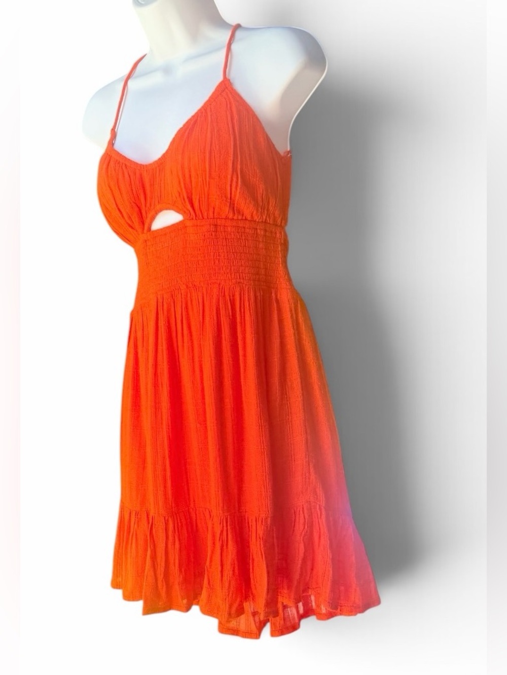 L*SPACE Bonita Pimento Cutout Mini Dress XL NWT MSRP $149